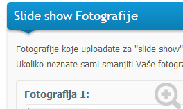 Uređivanje slide show animacije