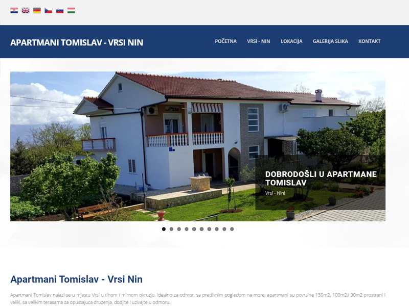 Apartmani Tomislav - Vrsi Nin