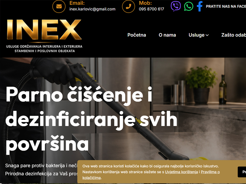 INEX - održavanje i čišćenje