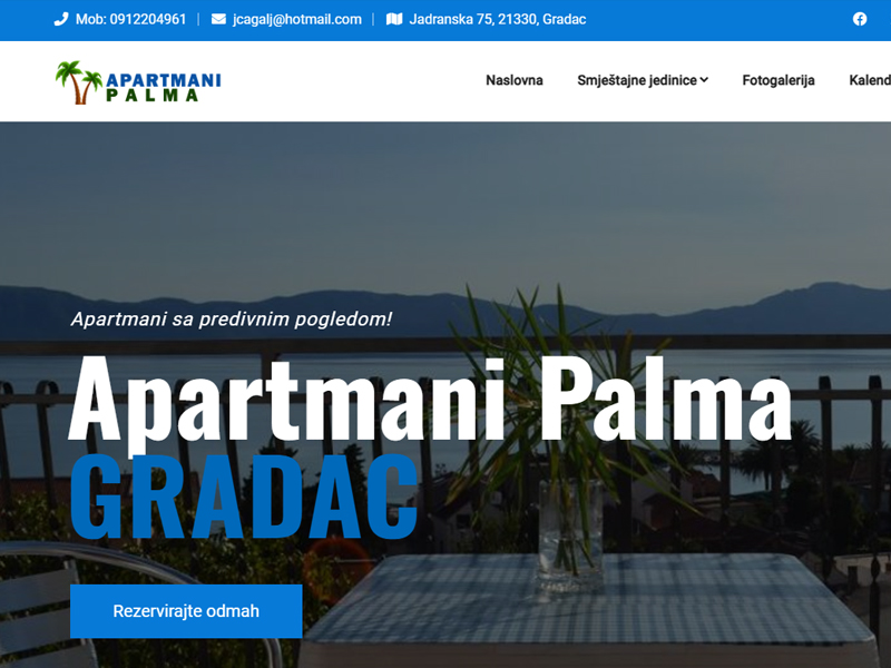 Apartmani Palma Gradac