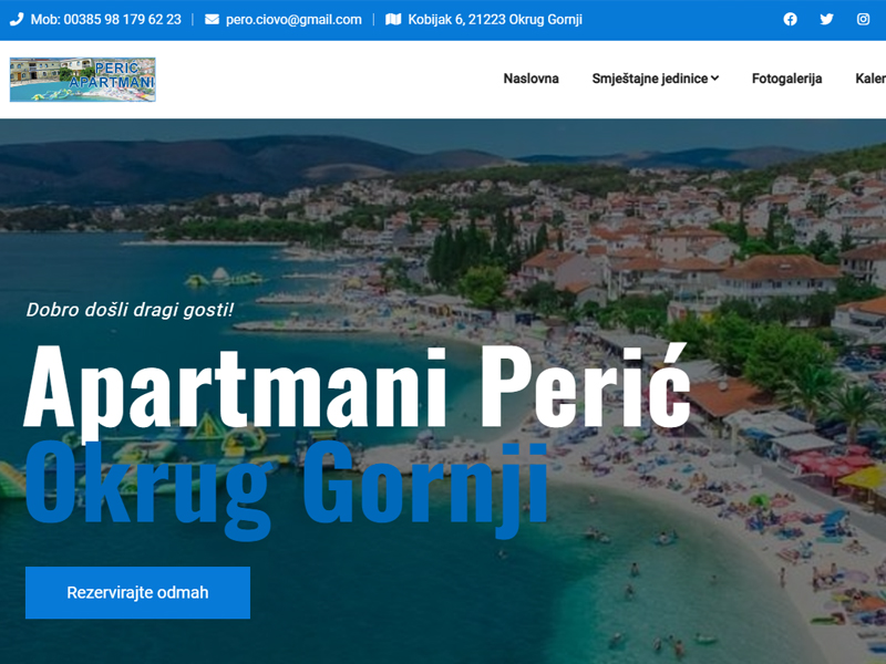 Apartmani Perić - Okrug Gornji